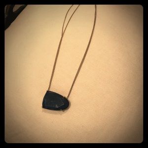Kendra Scott blue chunk necklace
